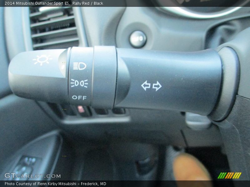 Rally Red / Black 2014 Mitsubishi Outlander Sport ES