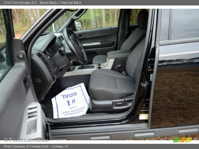 Ebony Black / Charcoal Black 2012 Ford Escape XLT