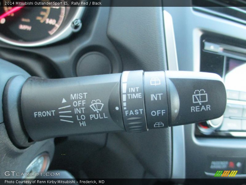 Rally Red / Black 2014 Mitsubishi Outlander Sport ES
