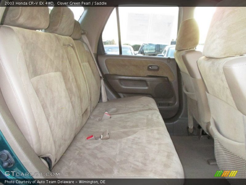 Clover Green Pearl / Saddle 2003 Honda CR-V EX 4WD