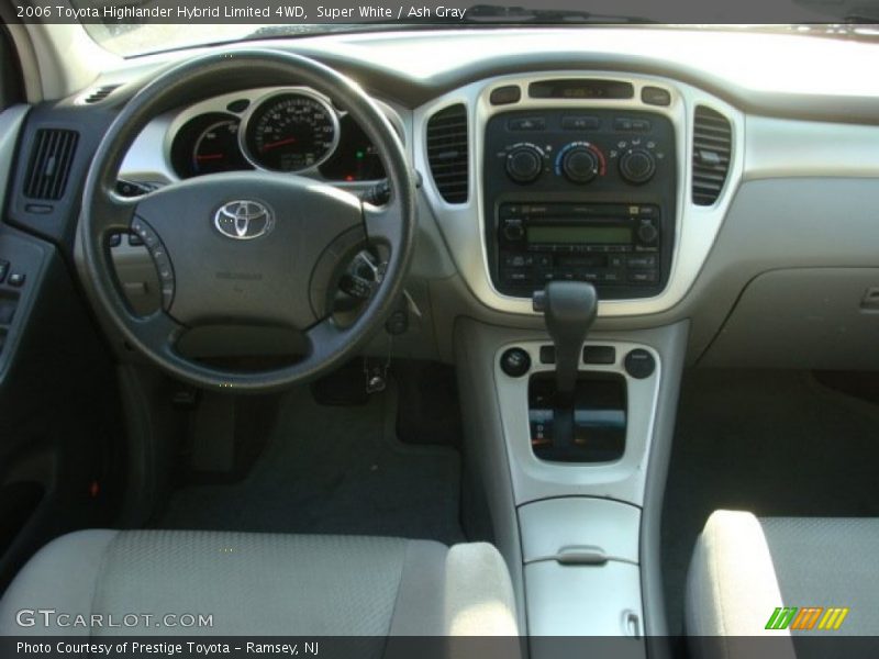 Super White / Ash Gray 2006 Toyota Highlander Hybrid Limited 4WD