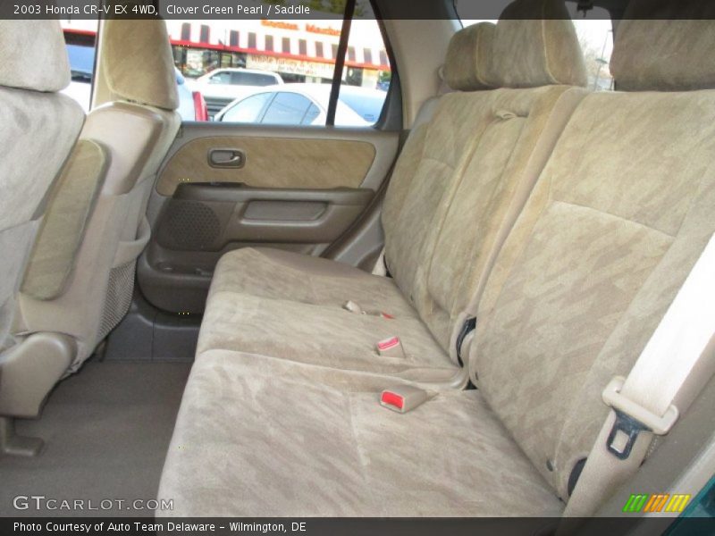Clover Green Pearl / Saddle 2003 Honda CR-V EX 4WD