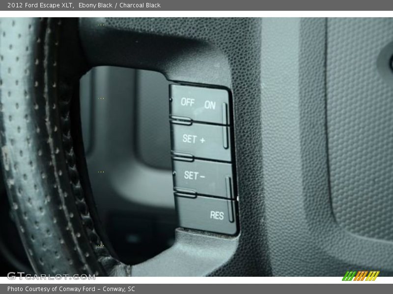 Ebony Black / Charcoal Black 2012 Ford Escape XLT