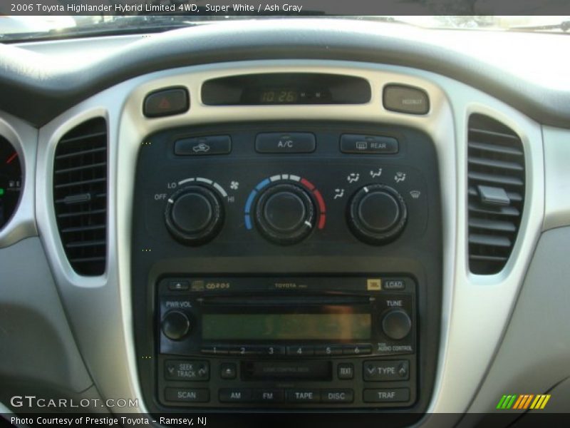 Super White / Ash Gray 2006 Toyota Highlander Hybrid Limited 4WD