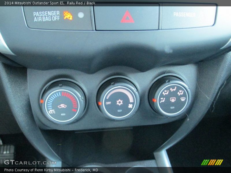Rally Red / Black 2014 Mitsubishi Outlander Sport ES