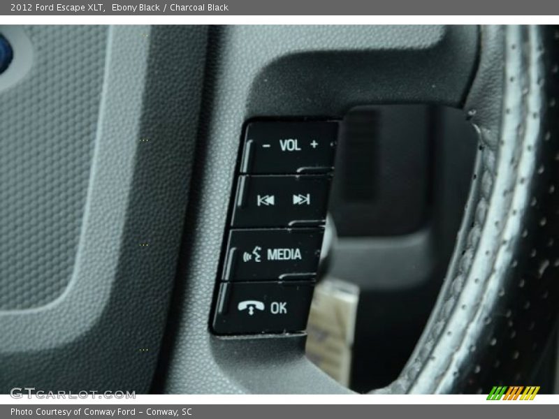 Ebony Black / Charcoal Black 2012 Ford Escape XLT