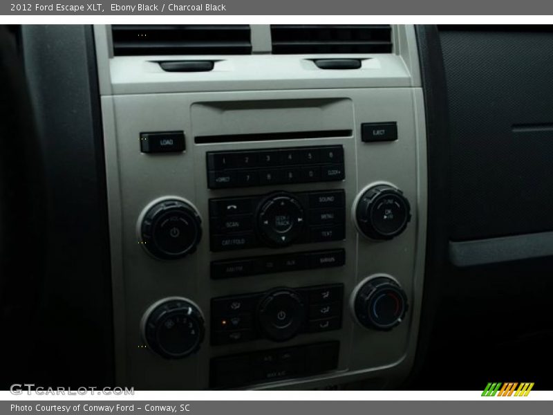 Ebony Black / Charcoal Black 2012 Ford Escape XLT