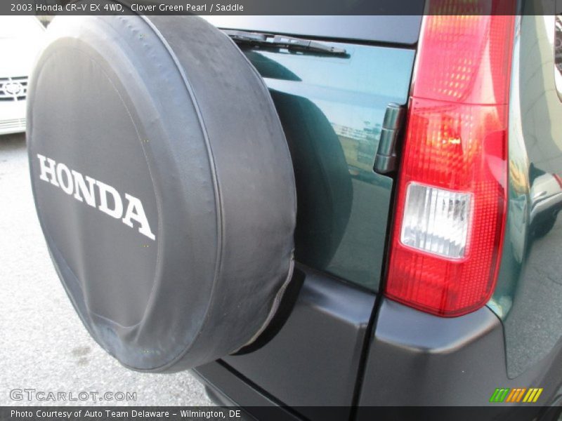 Clover Green Pearl / Saddle 2003 Honda CR-V EX 4WD