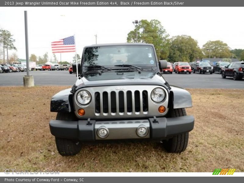 Black / Freedom Edition Black/Silver 2013 Jeep Wrangler Unlimited Oscar Mike Freedom Edition 4x4