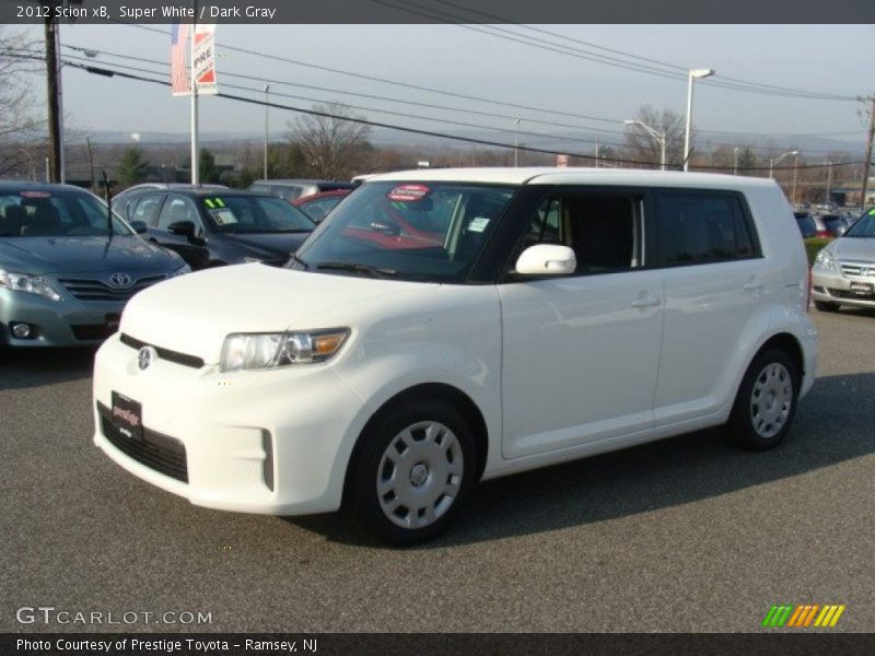 Super White / Dark Gray 2012 Scion xB