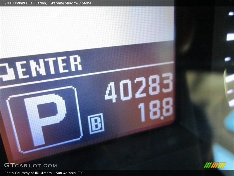 Graphite Shadow / Stone 2010 Infiniti G 37 Sedan