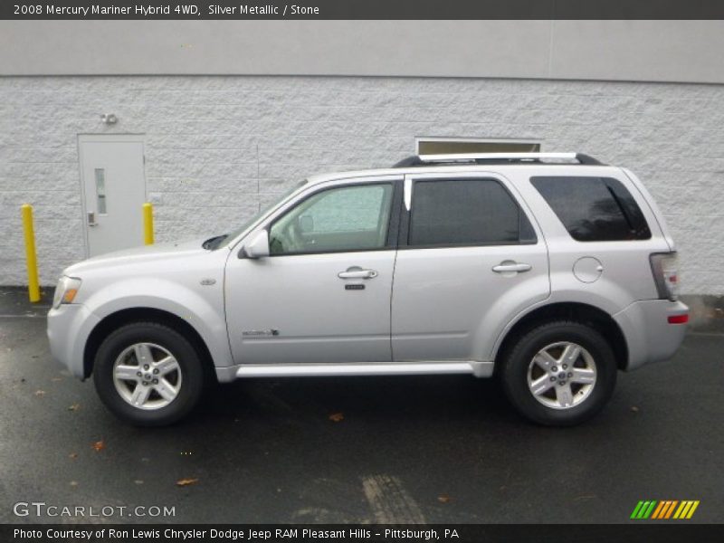 Silver Metallic / Stone 2008 Mercury Mariner Hybrid 4WD