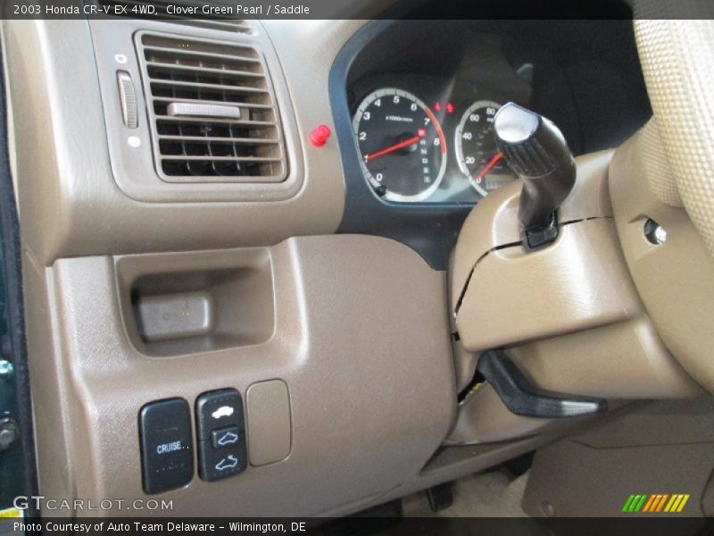 Clover Green Pearl / Saddle 2003 Honda CR-V EX 4WD