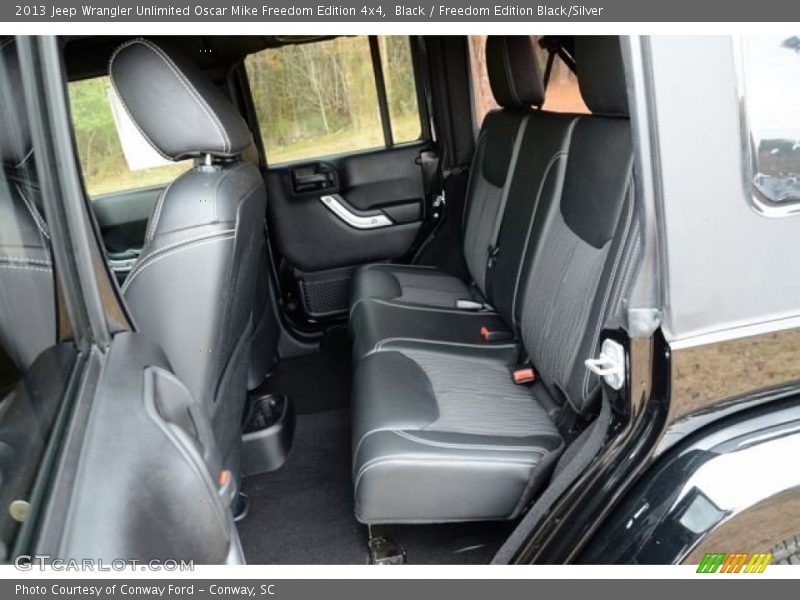 Black / Freedom Edition Black/Silver 2013 Jeep Wrangler Unlimited Oscar Mike Freedom Edition 4x4