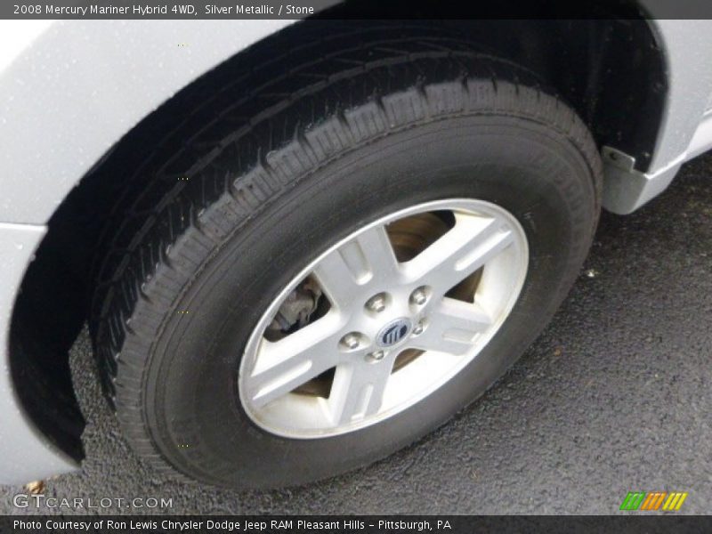 Silver Metallic / Stone 2008 Mercury Mariner Hybrid 4WD