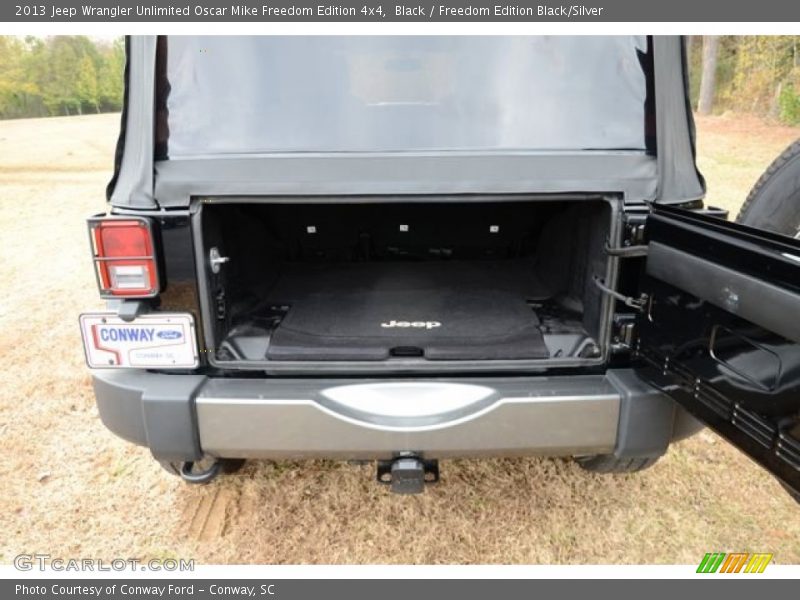 Black / Freedom Edition Black/Silver 2013 Jeep Wrangler Unlimited Oscar Mike Freedom Edition 4x4