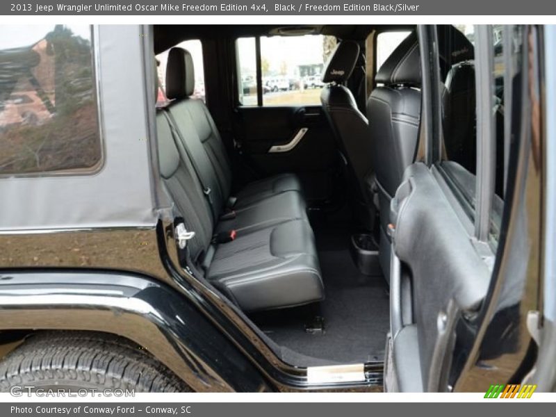 Black / Freedom Edition Black/Silver 2013 Jeep Wrangler Unlimited Oscar Mike Freedom Edition 4x4