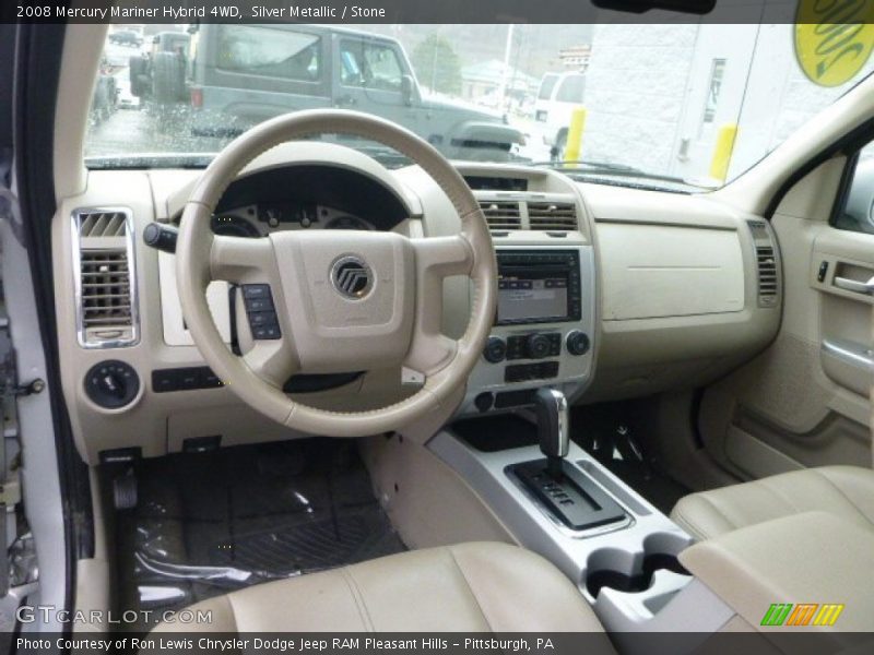 Silver Metallic / Stone 2008 Mercury Mariner Hybrid 4WD