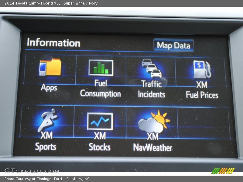 Super White / Ivory 2014 Toyota Camry Hybrid XLE