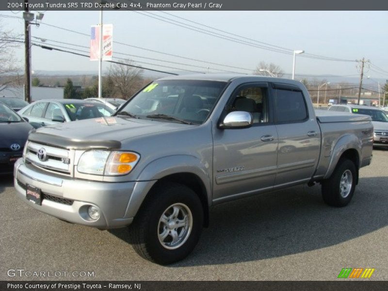 Phantom Gray Pearl / Gray 2004 Toyota Tundra SR5 TRD Double Cab 4x4