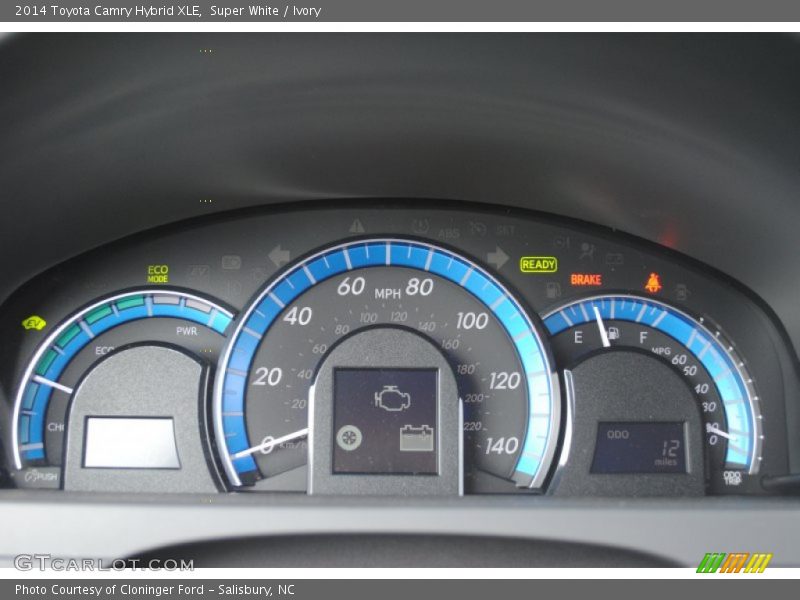 Super White / Ivory 2014 Toyota Camry Hybrid XLE