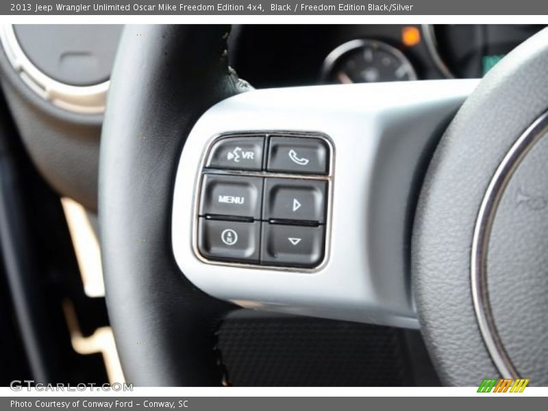 Black / Freedom Edition Black/Silver 2013 Jeep Wrangler Unlimited Oscar Mike Freedom Edition 4x4