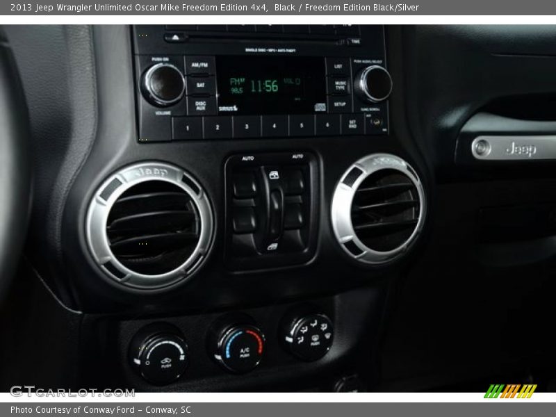 Black / Freedom Edition Black/Silver 2013 Jeep Wrangler Unlimited Oscar Mike Freedom Edition 4x4