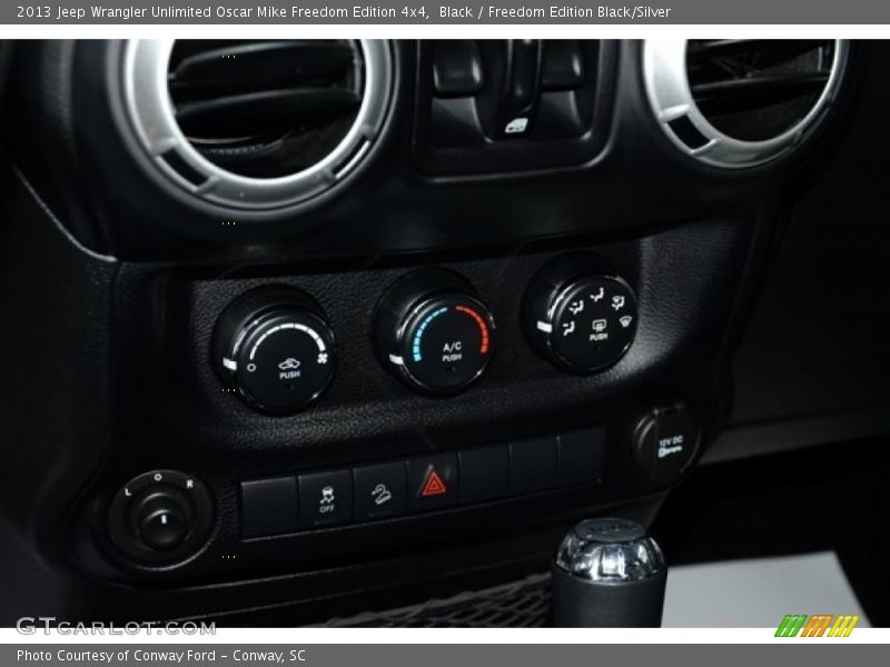 Black / Freedom Edition Black/Silver 2013 Jeep Wrangler Unlimited Oscar Mike Freedom Edition 4x4