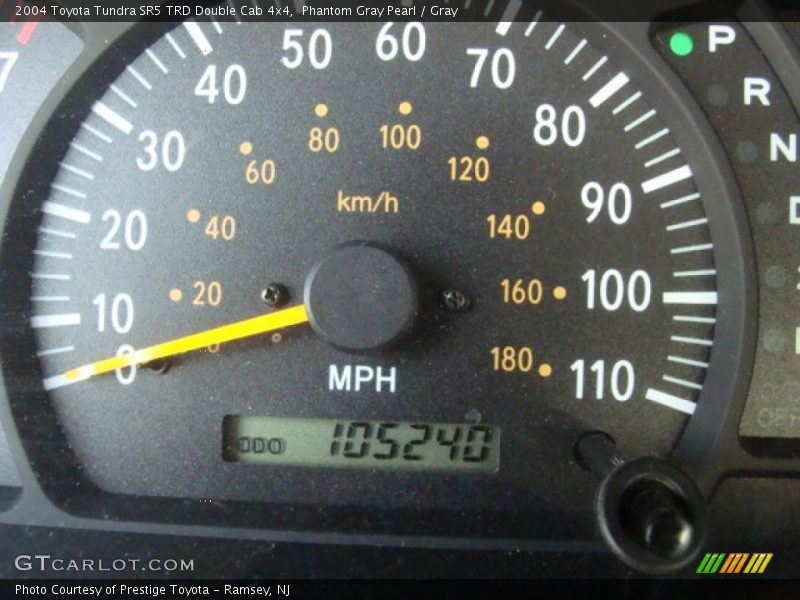 Phantom Gray Pearl / Gray 2004 Toyota Tundra SR5 TRD Double Cab 4x4