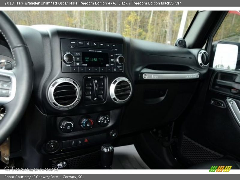 Black / Freedom Edition Black/Silver 2013 Jeep Wrangler Unlimited Oscar Mike Freedom Edition 4x4