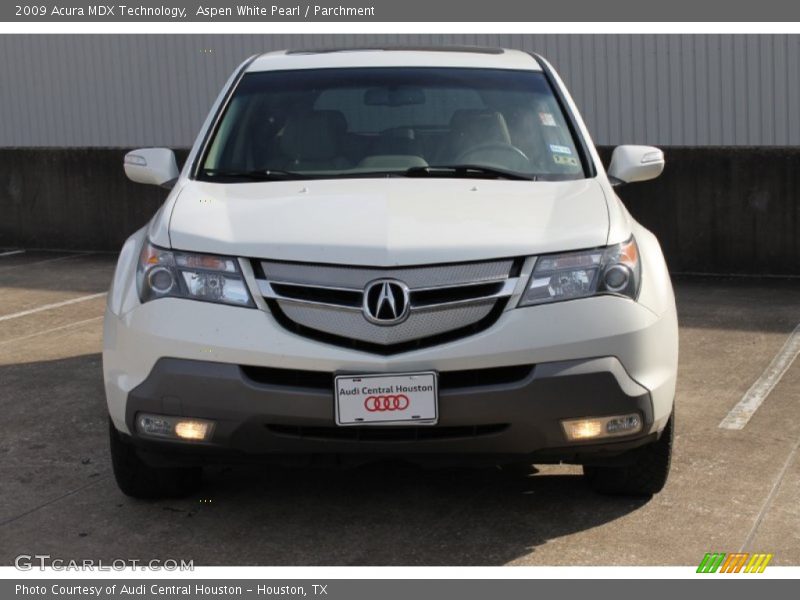 Aspen White Pearl / Parchment 2009 Acura MDX Technology