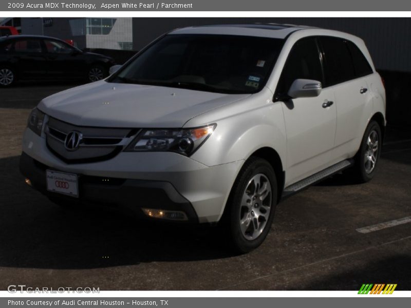 Aspen White Pearl / Parchment 2009 Acura MDX Technology