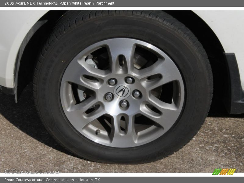Aspen White Pearl / Parchment 2009 Acura MDX Technology