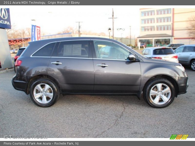Grigio Metallic / Ebony 2011 Acura MDX Technology