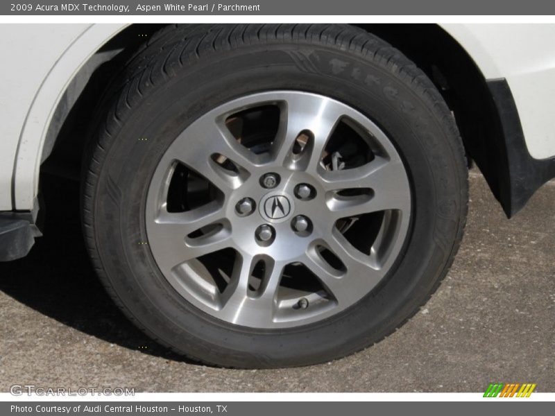 Aspen White Pearl / Parchment 2009 Acura MDX Technology