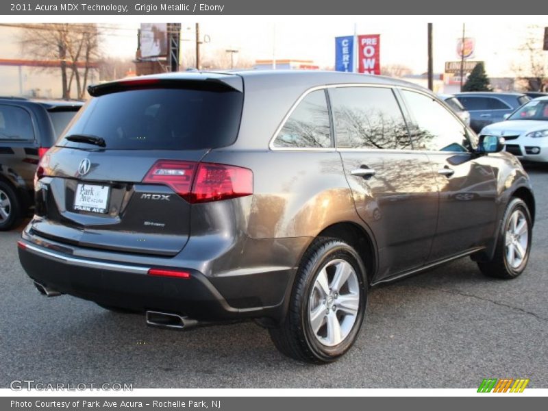 Grigio Metallic / Ebony 2011 Acura MDX Technology