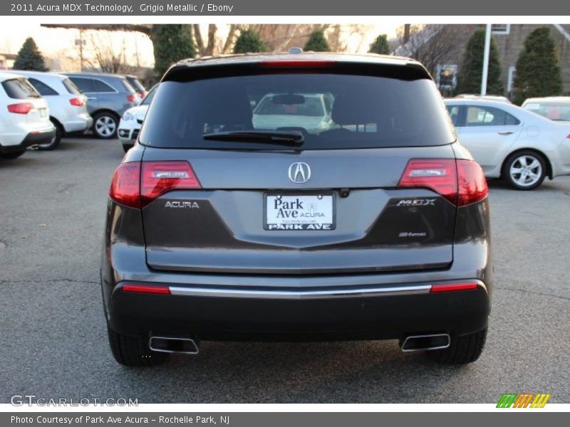 Grigio Metallic / Ebony 2011 Acura MDX Technology