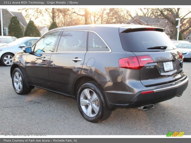Grigio Metallic / Ebony 2011 Acura MDX Technology