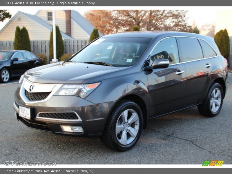 Grigio Metallic / Ebony 2011 Acura MDX Technology