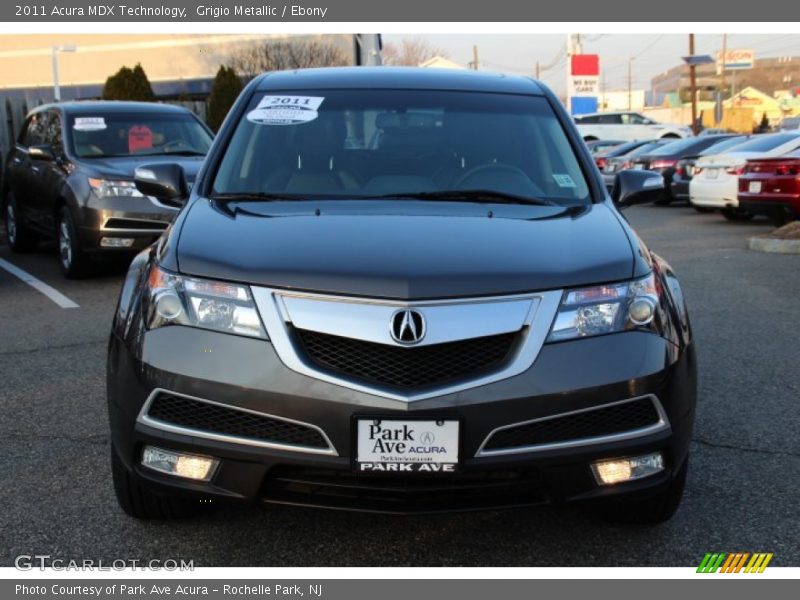 Grigio Metallic / Ebony 2011 Acura MDX Technology