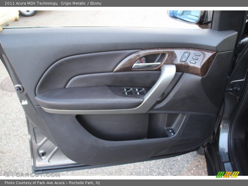 Grigio Metallic / Ebony 2011 Acura MDX Technology