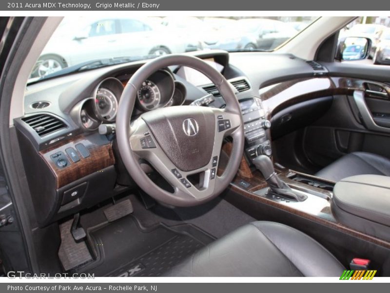 Grigio Metallic / Ebony 2011 Acura MDX Technology