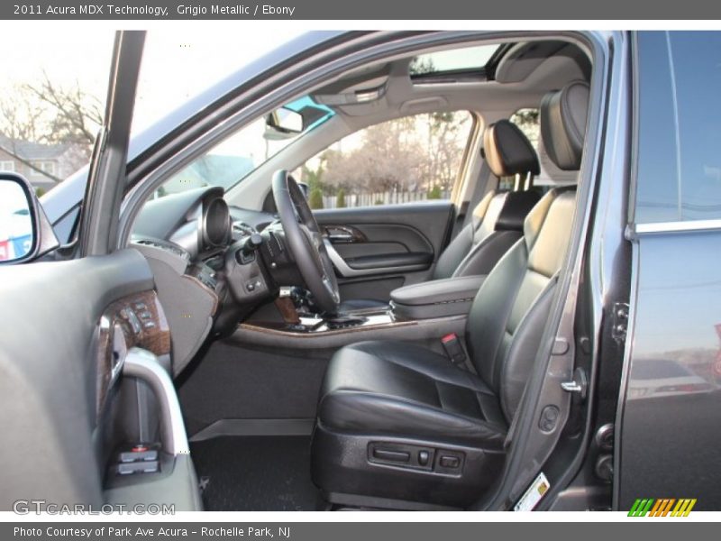 Grigio Metallic / Ebony 2011 Acura MDX Technology