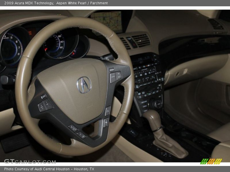 Aspen White Pearl / Parchment 2009 Acura MDX Technology