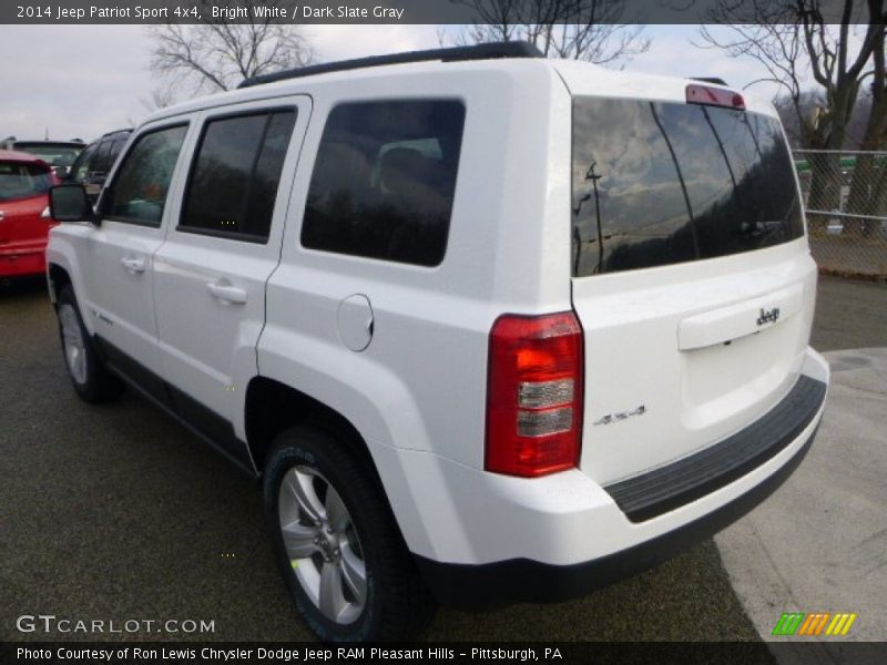Bright White / Dark Slate Gray 2014 Jeep Patriot Sport 4x4