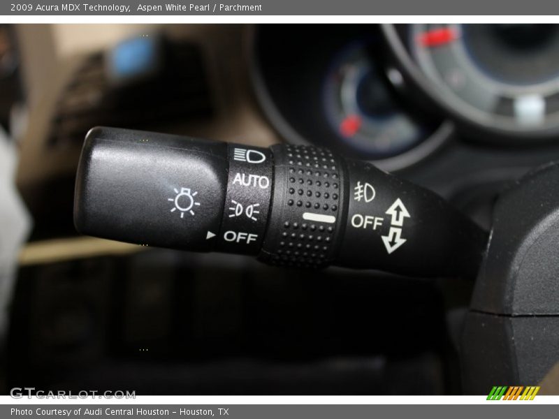 Aspen White Pearl / Parchment 2009 Acura MDX Technology