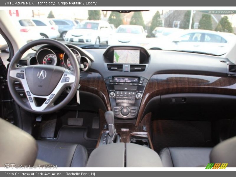 Grigio Metallic / Ebony 2011 Acura MDX Technology