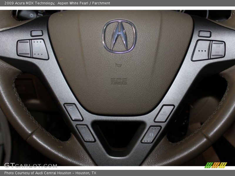 Aspen White Pearl / Parchment 2009 Acura MDX Technology