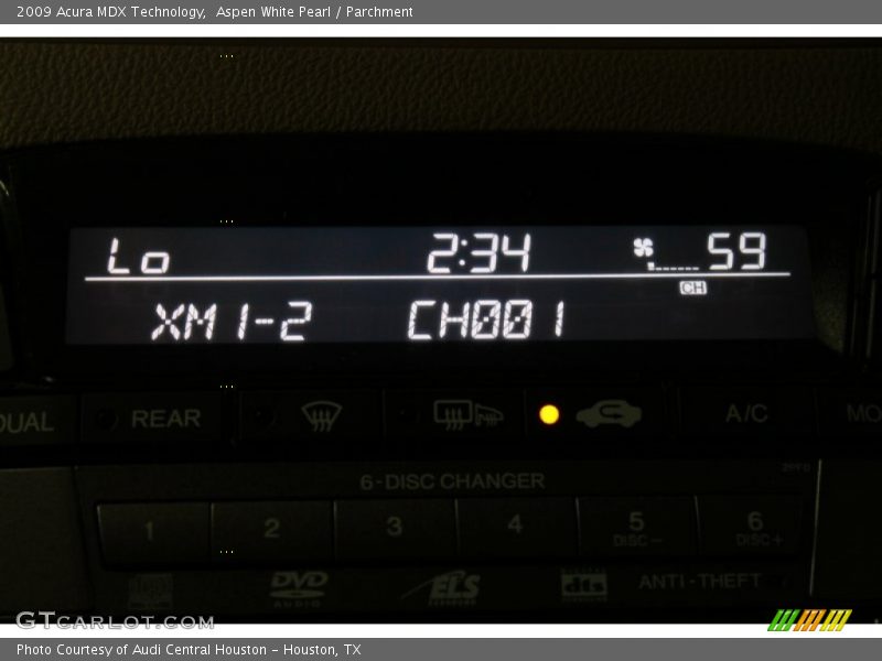 Aspen White Pearl / Parchment 2009 Acura MDX Technology