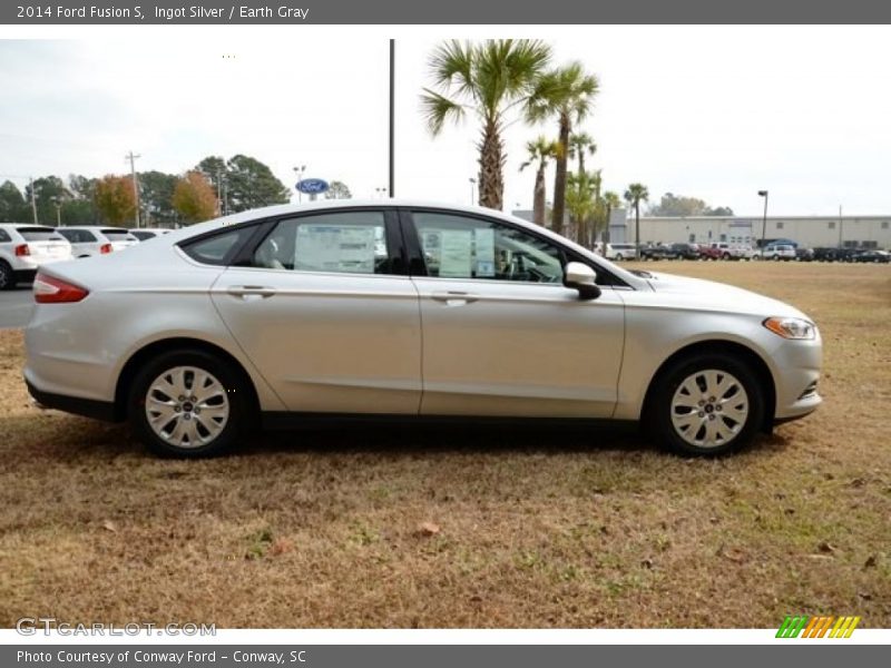 Ingot Silver / Earth Gray 2014 Ford Fusion S